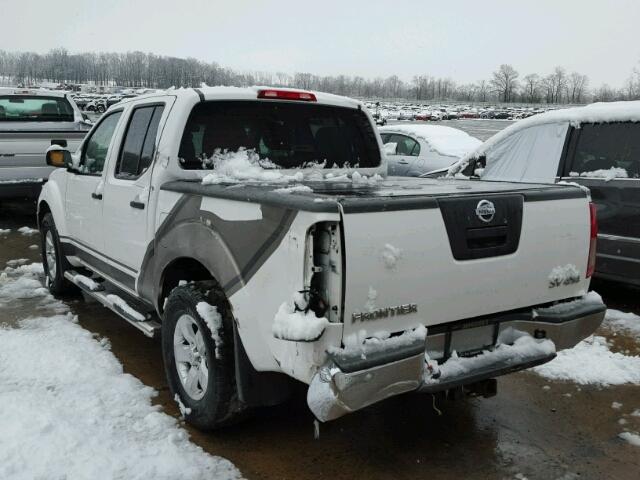 1N6AD0EV4BC425278 - 2011 NISSAN FRONTIER S WHITE photo 3