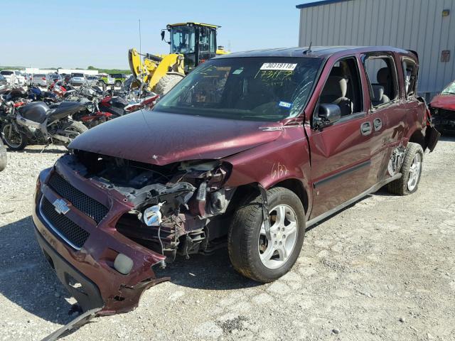 1GNDV231X7D173117 - 2007 CHEVROLET UPLANDER L 勃艮第红 照片 2