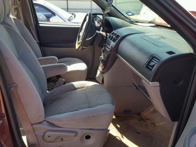 1GNDV231X7D173117 - 2007 CHEVROLET UPLANDER L 勃艮第红 照片 5