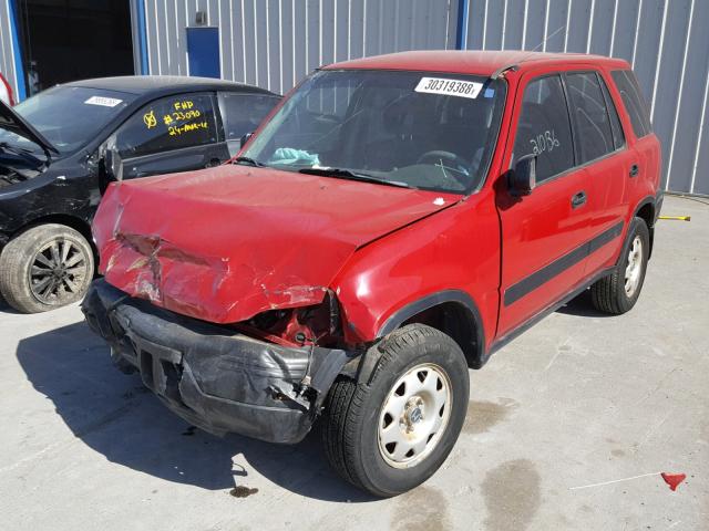 JHLRD1847VC011904 - 1997 HONDA CR-V LX RED photo 2