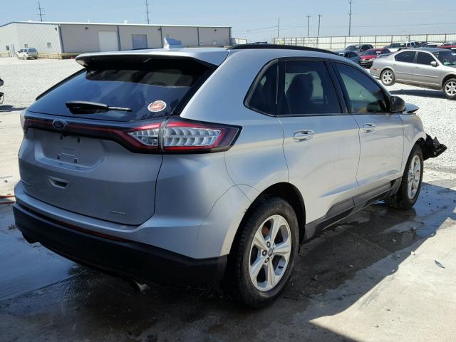 2FMPK3G95GBB57929 - 2016 FORD EDGE SE SILVER photo 4