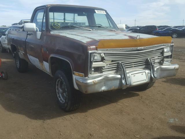 1GTEK14C6DJ512095 - 1983 GMC K1500 BROWN photo 1