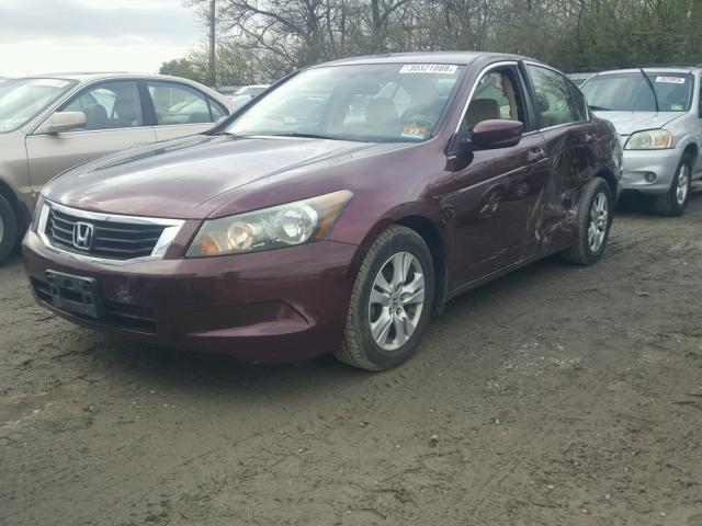 1HGCP26489A100161 - 2009 HONDA ACCORD LXP BURGUNDY photo 2