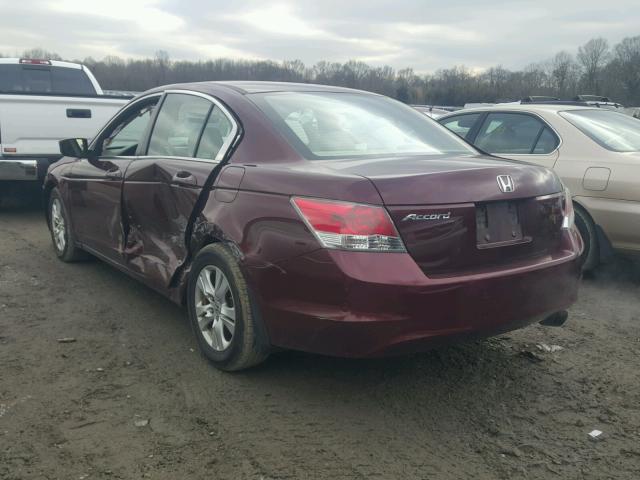 1HGCP26489A100161 - 2009 HONDA ACCORD LXP BURGUNDY photo 3