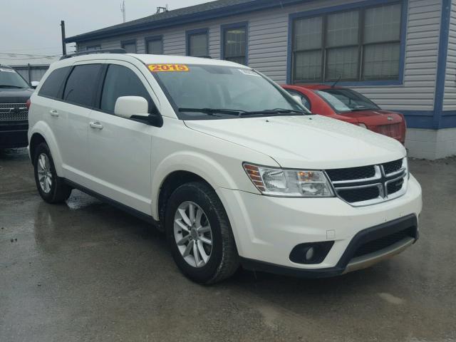 3C4PDCBG8FT644422 - 2015 DODGE JOURNEY SX WHITE photo 1