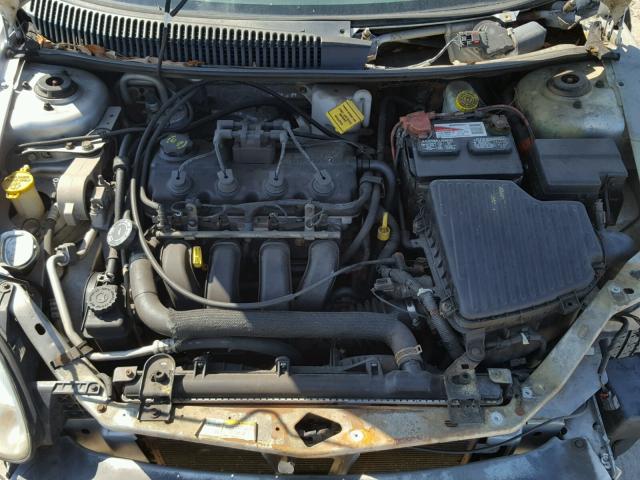 1B3ES56CX4D596233 - 2004 DODGE NEON SXT SILVER photo 7