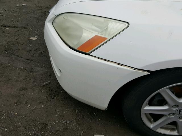 1HGCM82643A021998 - 2003 HONDA ACCORD EX WHITE photo 9