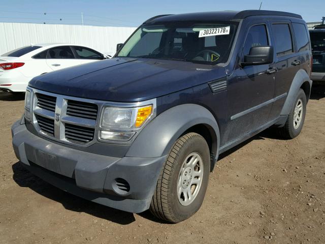 1D8GU28K78W114320 - 2008 DODGE NITRO SXT BLUE photo 2