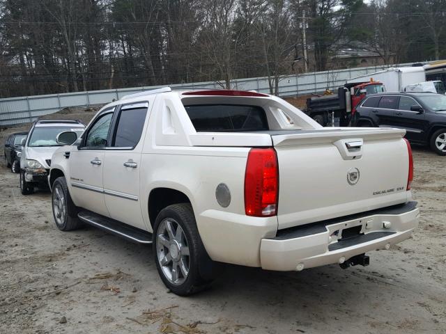 3GYFK62828G103397 - 2008 CADILLAC ESCALADE E WHITE photo 3