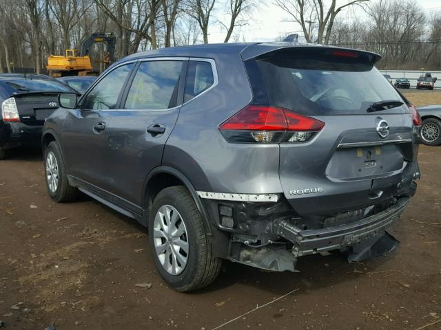 KNMAT2MV3HP565763 - 2017 NISSAN ROGUE S SILVER photo 3