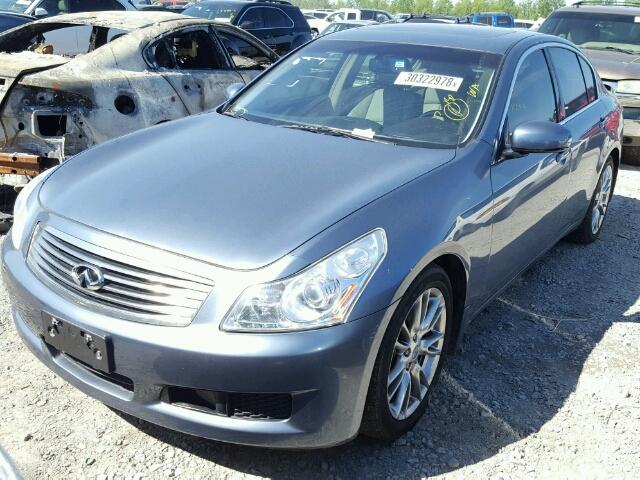 JNKBV61E97M721359 - 2007 INFINITI G35 BLUE photo 2