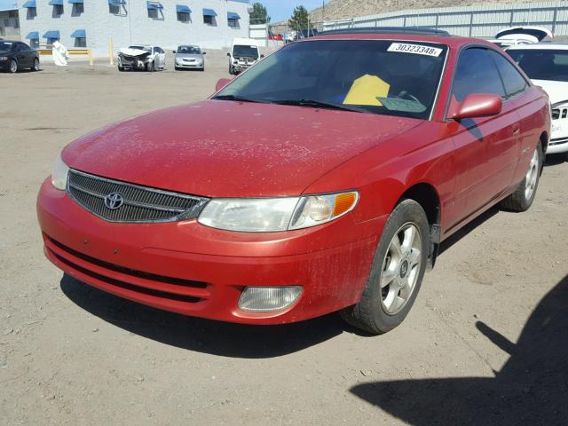 2T1CF28P71C425926 - 2001 TOYOTA CAMRY SOLA RED photo 2