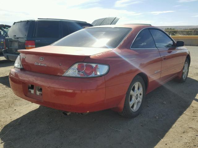 2T1CF28P71C425926 - 2001 TOYOTA CAMRY SOLA RED photo 4