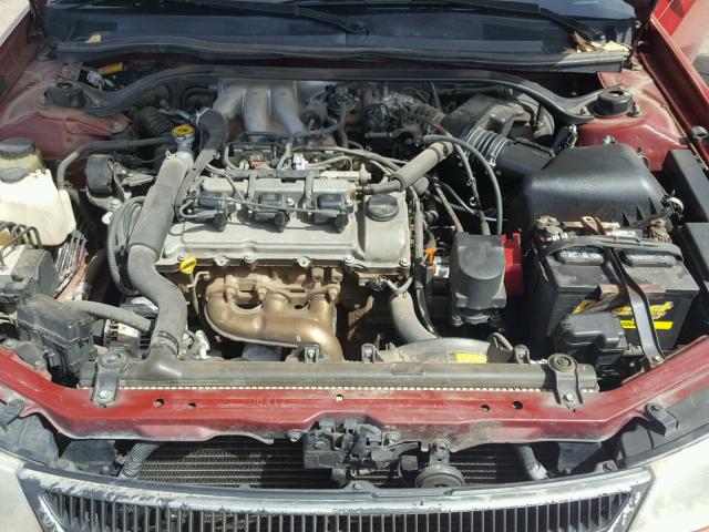 2T1CF28P71C425926 - 2001 TOYOTA CAMRY SOLA RED photo 7