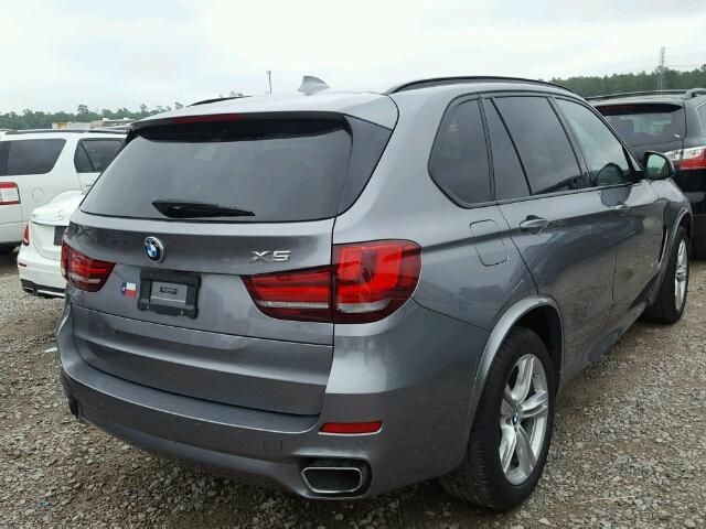 5UXKR2C50F0H38408 - 2015 BMW X5 SDRIVE3 GRAY photo 4
