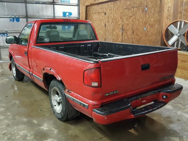 1GCCS1445W8231061 - 1998 CHEVROLET S TRUCK S1 RED photo 3