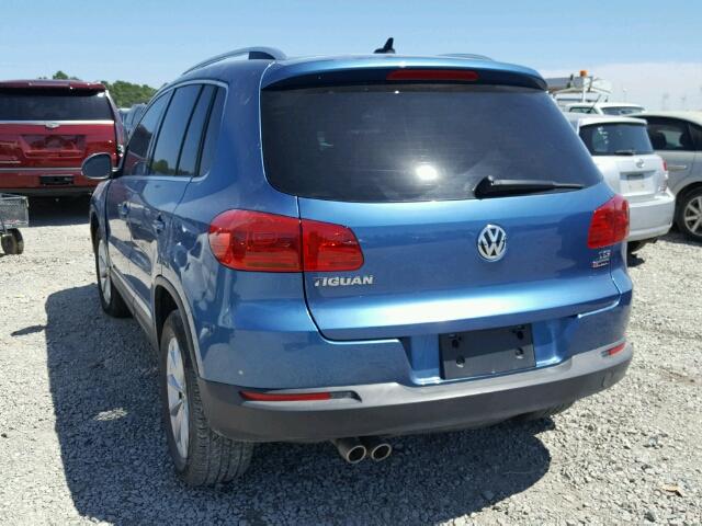 WVGRV7AX4HK004318 - 2017 VOLKSWAGEN TIGUAN WOL BLUE photo 3