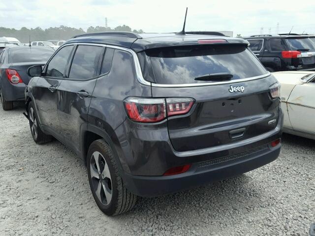 3C4NJCBB8JT105862 - 2018 JEEP COMPASS LA GRAY photo 3