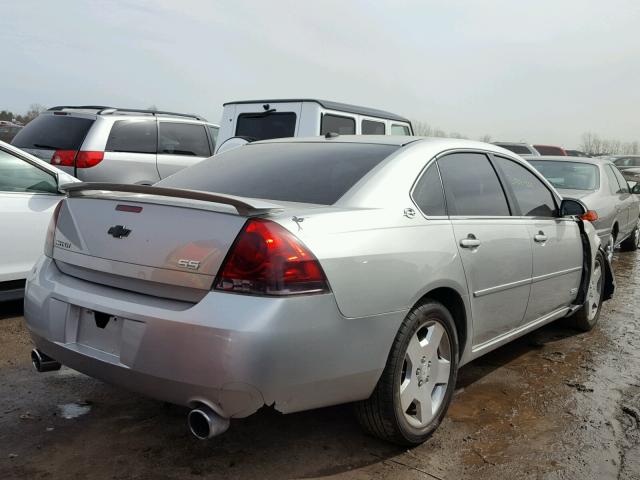 2G1WD58C389207681 - 2008 CHEVROLET IMPALA SUP SILVER photo 4