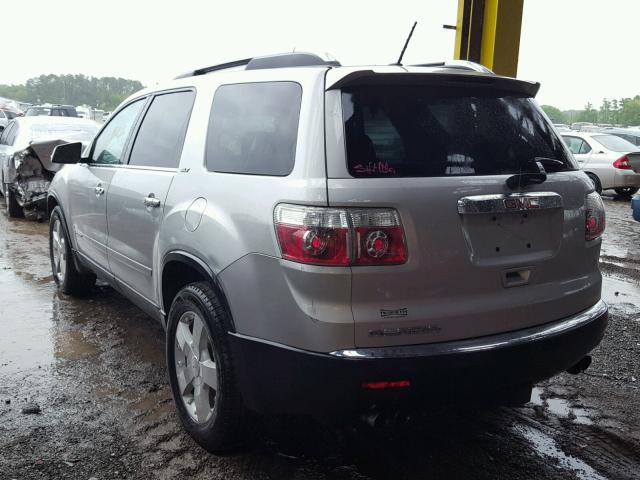 1GKER23798J250024 - 2008 GMC ACADIA SLT Gümüş foto 3