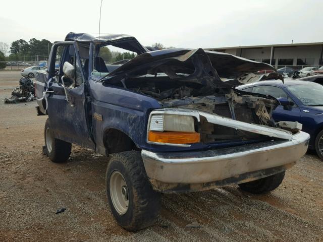 1FMEU15N2TLB65325 - 1996 FORD BRONCO U10 BLUE photo 1