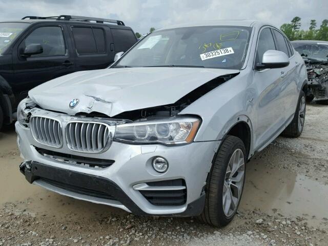 5UXXW3C5XF0M86720 - 2015 BMW X4 XDRIVE2 SILVER photo 2