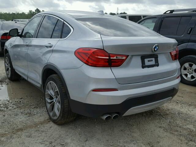 5UXXW3C5XF0M86720 - 2015 BMW X4 XDRIVE2 SILVER photo 3