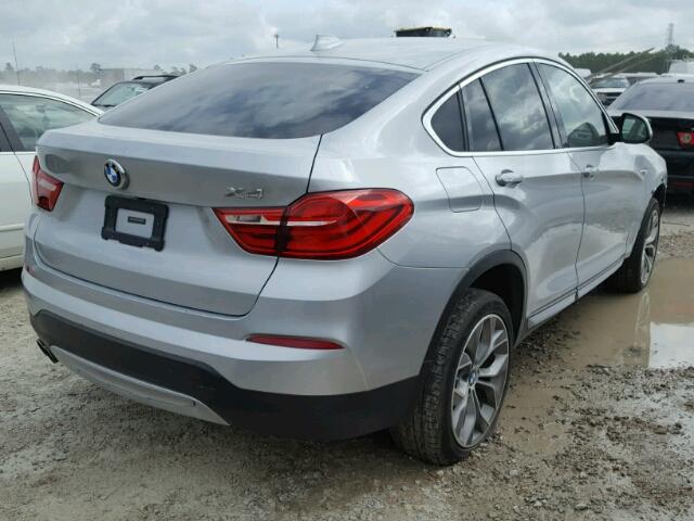 5UXXW3C5XF0M86720 - 2015 BMW X4 XDRIVE2 SILVER photo 4