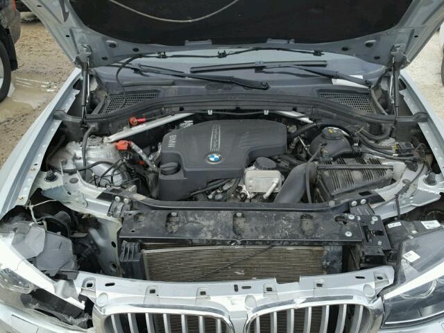 5UXXW3C5XF0M86720 - 2015 BMW X4 XDRIVE2 Արծաթագույն լուսանկար 7