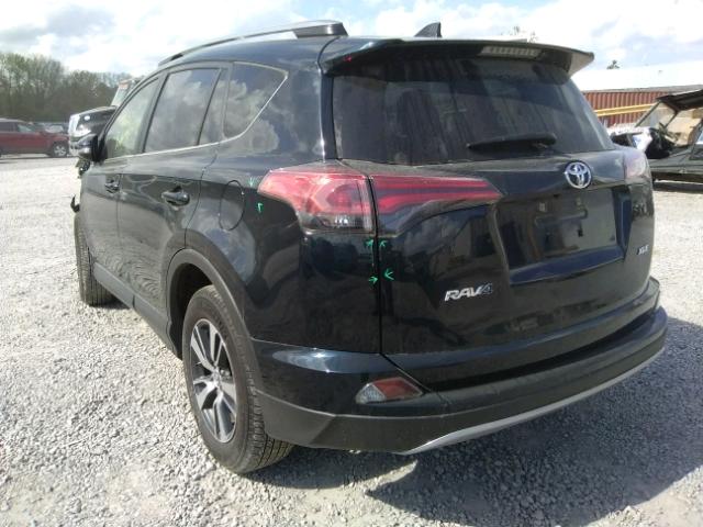 JTMWFREV9HD099570 - 2017 TOYOTA RAV4 XLE BLACK photo 3