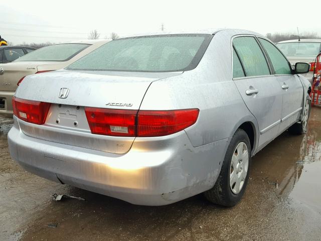 1HGCM56415A035660 - 2005 HONDA ACCORD LX SILVER photo 4