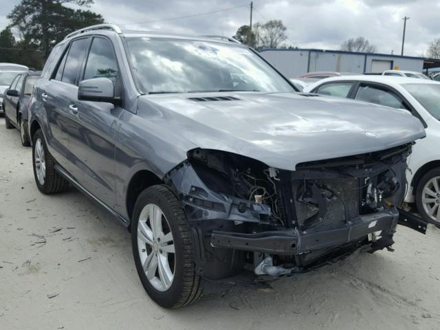 4JGDA5JBXEA354794 - 2014 MERCEDES-BENZ ML 350 SILVER photo 1