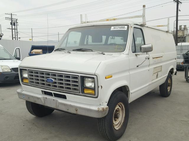 1FTJE34H0MHA51948 - 1991 FORD ECONOLINE WHITE photo 2