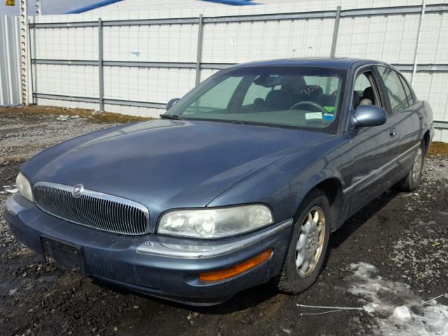 1G4CU541324213842 - 2002 BUICK PARK AVENU BLUE photo 2