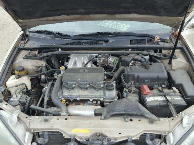 4T1BF32K52U015267 - 2002 TOYOTA CAMRY LE BEIGE photo 7