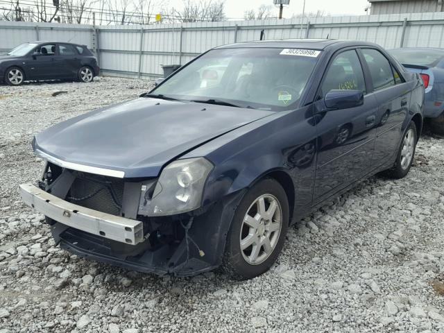 1G6DM56T650217891 - 2005 CADILLAC CTS BLUE photo 2