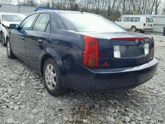 1G6DM56T650217891 - 2005 CADILLAC CTS BLUE photo 3