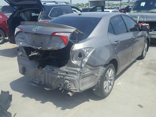 5YFBPRHE3EP091173 - 2014 TOYOTA COROLLA EC 灰色 照片 4