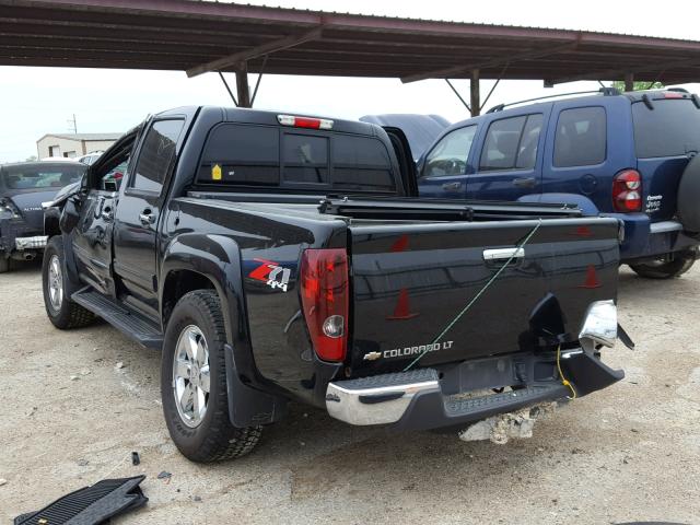 1GCHTDFE5C8106504 - 2012 CHEVROLET COLORADO L BLACK photo 3