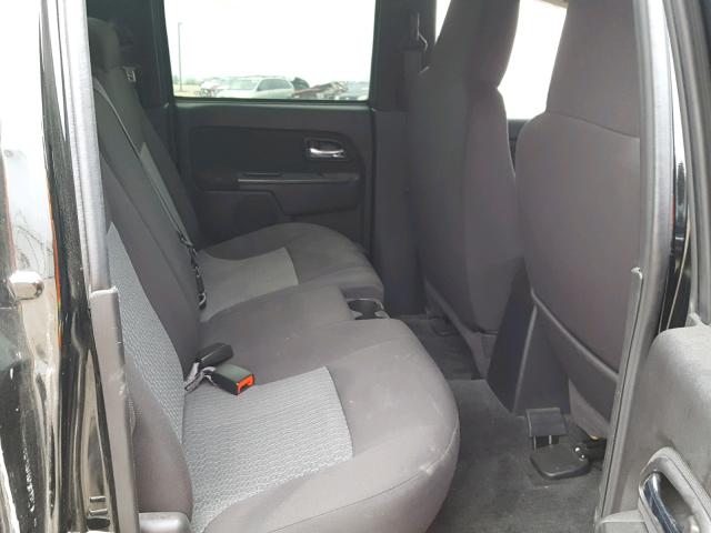 1GCHTDFE5C8106504 - 2012 CHEVROLET COLORADO L BLACK photo 6