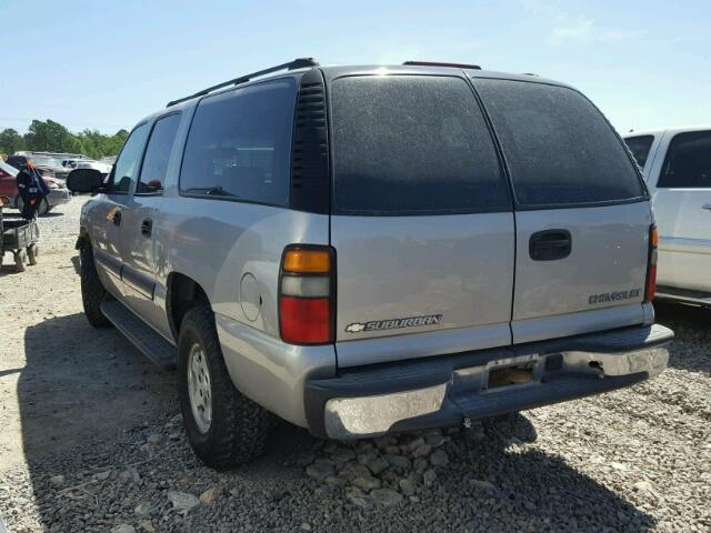 3GNEC16Z44G274108 - 2004 CHEVROLET SUBURBAN C SILVER photo 3