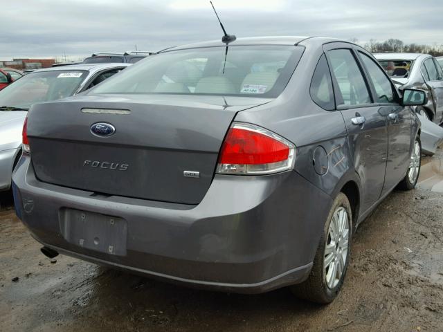 1FAHP3HN9BW194713 - 2011 FORD FOCUS SEL GRAY photo 4