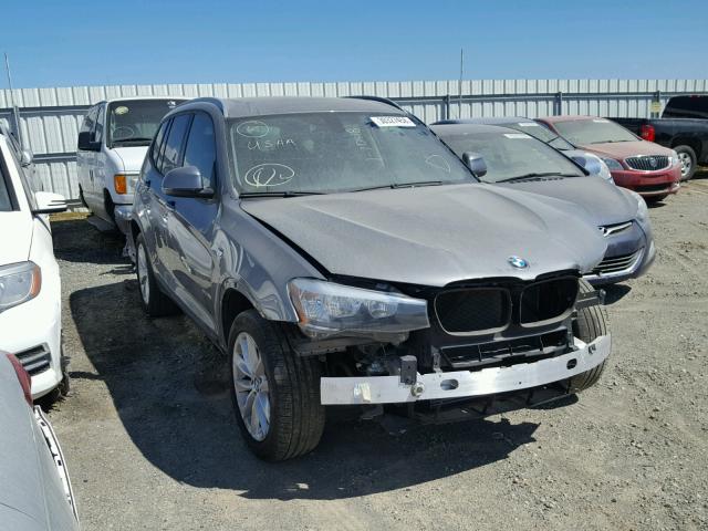 5UXWZ7C53G0T43264 - 2016 BMW X3 SDRIVE2 SILVER photo 1