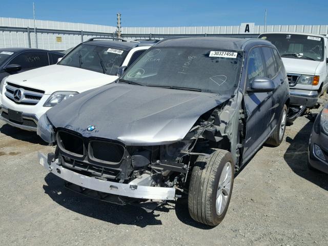 5UXWZ7C53G0T43264 - 2016 BMW X3 SDRIVE2 SILVER photo 2