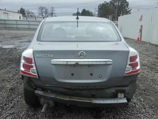 3N1AB6AP7AL615603 - 2010 NISSAN SENTRA 2.0 SILVER photo 9