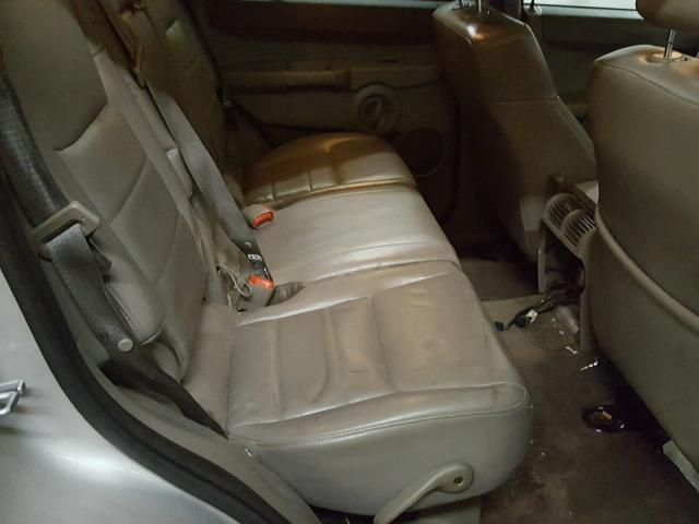 1J8HG48K67C694352 - 2007 JEEP COMMANDER SILVER photo 6
