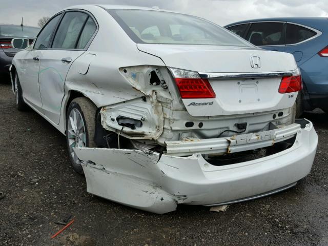 1HGCR3F86EA001853 - 2014 HONDA ACCORD EXL WHITE photo 3