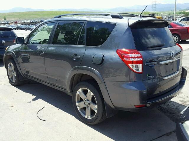 JTMRK4DV0A5086736 - 2010 TOYOTA RAV4 SPORT GRAY photo 3