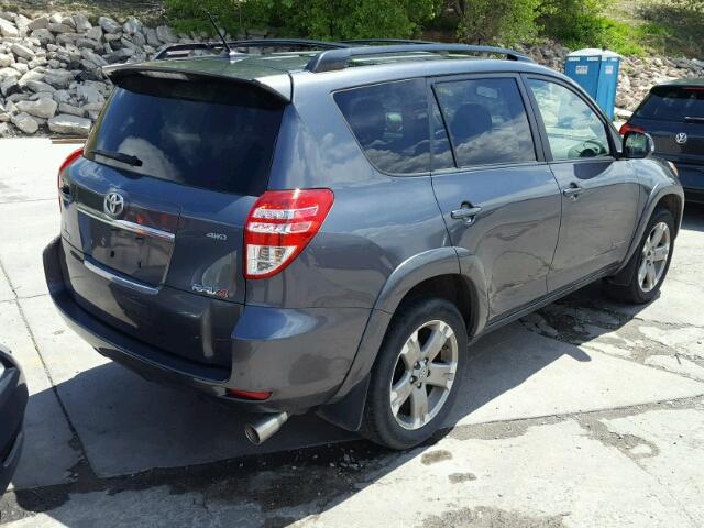 JTMRK4DV0A5086736 - 2010 TOYOTA RAV4 SPORT GRAY photo 4