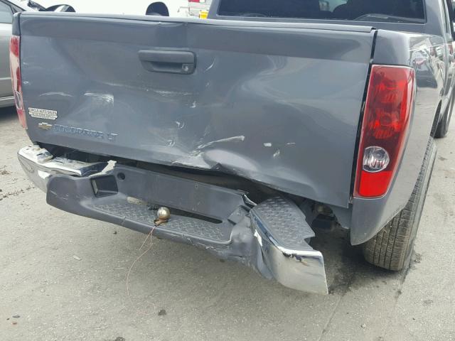 1GCCS33E788193972 - 2008 CHEVROLET COLORADO L GRAY photo 9
